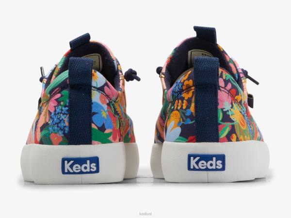 schoenen Keds x Rifle Paper Co. terugslag sicilië marine multi vrouwen 86BZ22