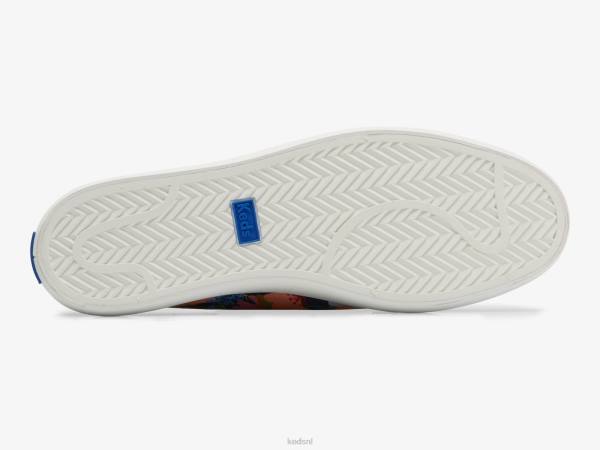 schoenen Keds x Rifle Paper Co. terugslag sicilië marine multi vrouwen 86BZ22