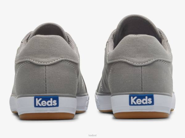 schoenen Keds center iii canvas sneaker grijs vrouwen 86BZ78