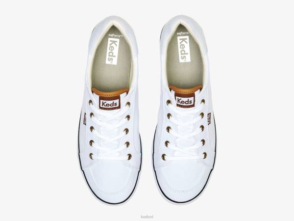 schoenen Keds center iii canvas sneaker witte marine vrouwen 86BZ82