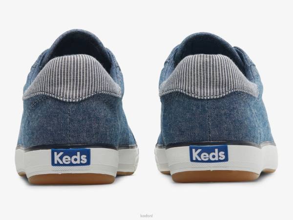 schoenen Keds center iii chambray-sneaker marine vrouwen 86BZ164