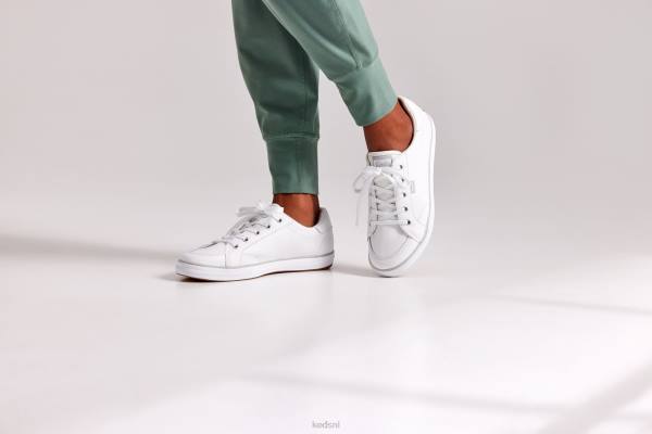 schoenen Keds center iii leren sneaker wit vrouwen 86BZ83