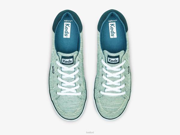 schoenen Keds center iii slub gestreepte sneaker marine streep vrouwen 86BZ154