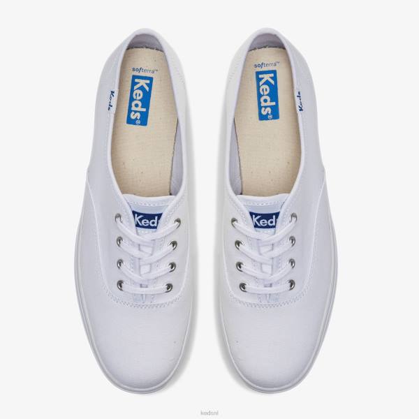 schoenen Keds de leren platform sneaker wit vrouwen 86BZ101