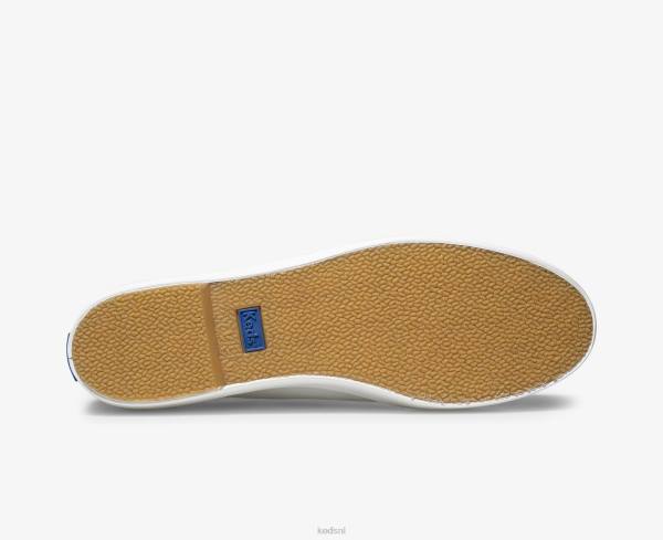 schoenen Keds driedubbele leren sneaker wit vrouwen 86BZ134
