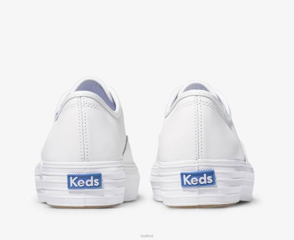 schoenen Keds driedubbele sneaker wit vrouwen 86BZ133