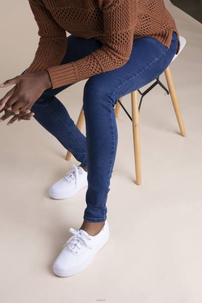 schoenen Keds driedubbele sneaker wit vrouwen 86BZ133