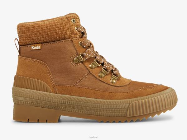 schoenen Keds fielder laars waterbestendig suède met thinsulate bruinen vrouwen 86BZ207