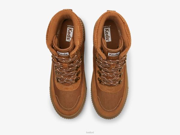 schoenen Keds fielder laars waterbestendig suède met thinsulate bruinen vrouwen 86BZ207