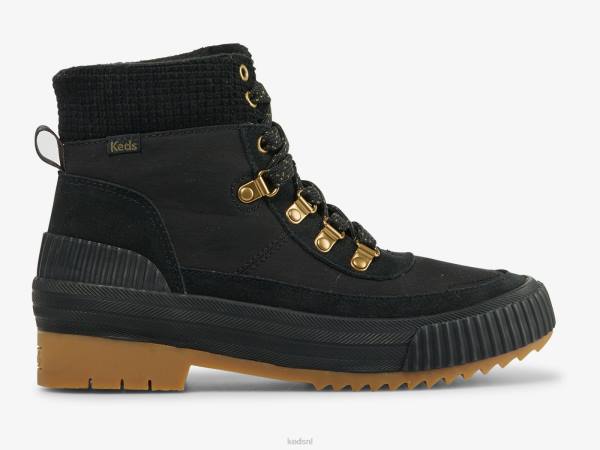schoenen Keds fielder laars waterbestendig suède met thinsulate zwart vrouwen 86BZ206