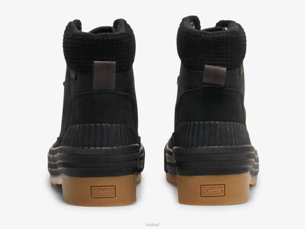 schoenen Keds fielder laars waterbestendig suède met thinsulate zwart vrouwen 86BZ206