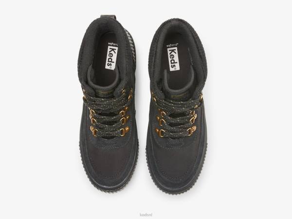 schoenen Keds fielder laars waterbestendig suède met thinsulate zwart vrouwen 86BZ206