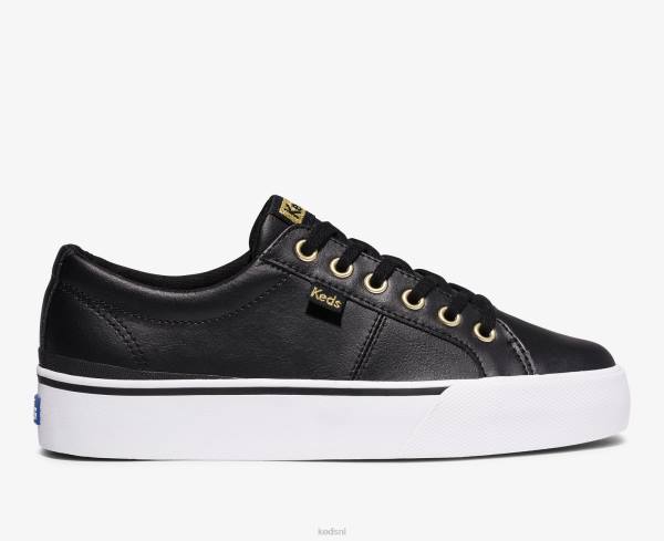 schoenen Keds jump kick duo leren sneaker zwart vrouwen 86BZ86