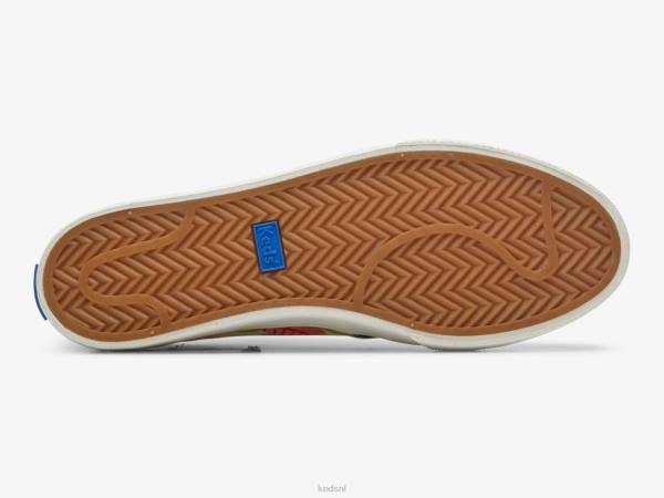 schoenen Keds jump kick duo tropische print sneaker zwart koraal vrouwen 86BZ156