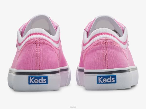 schoenen Keds jump kick rib gebreide kraag sneaker Neon roze vrouwen 86BZ193