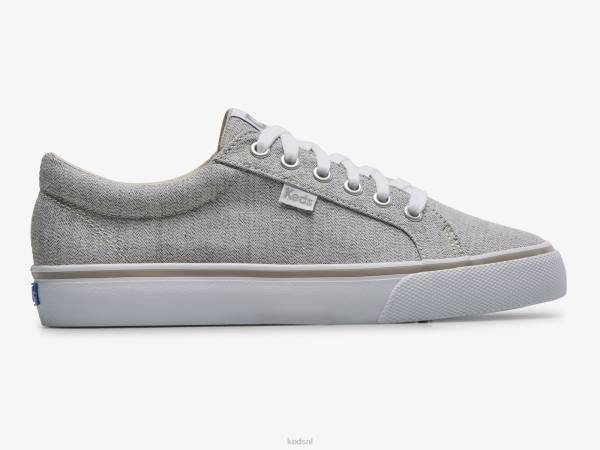 schoenen Keds jump kick textiel lineaire statische sneaker grijs vrouwen 86BZ205