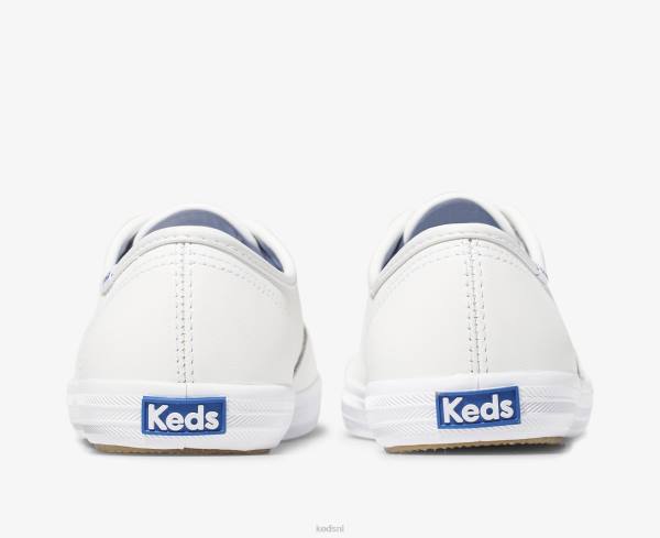 schoenen Keds kampioen originele leren sneaker wit vrouwen 86BZ111