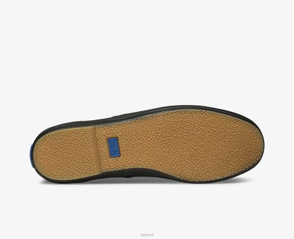 schoenen Keds kampioen originele leren sneaker zwart vrouwen 86BZ112