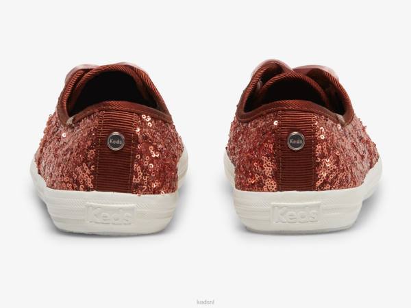 schoenen Keds kampioen pailletten feest sneaker verbrande sienna vrouwen 86BZ188