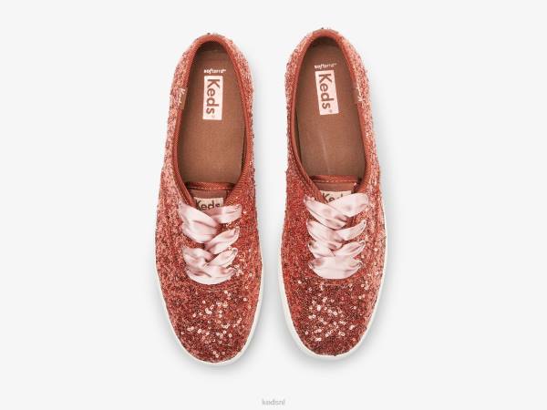 schoenen Keds kampioen pailletten feest sneaker verbrande sienna vrouwen 86BZ188