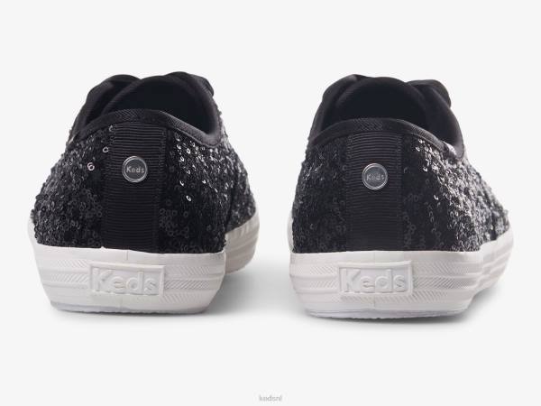 schoenen Keds kampioen pailletten feest sneaker zwart vrouwen 86BZ187