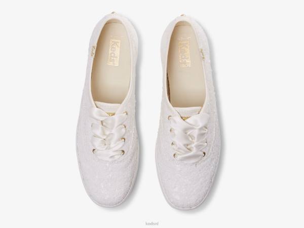 schoenen Keds kampioen pailletten sneaker gebroken wit vrouwen 86BZ179