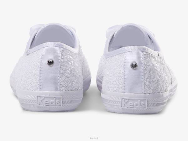schoenen Keds kampioen pailletten sneaker wit vrouwen 86BZ178