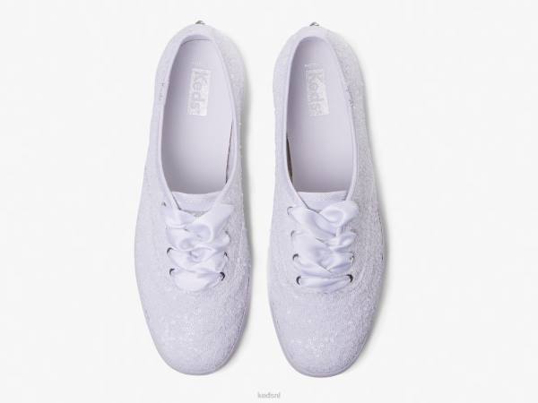 schoenen Keds kampioen pailletten sneaker wit vrouwen 86BZ178