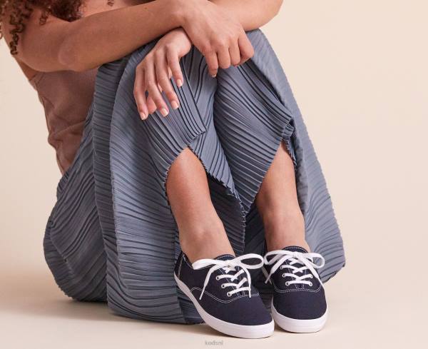 schoenen Keds kampioen prestatie. sneaker van biologisch katoen diepe marine vrouwen 86BZ110