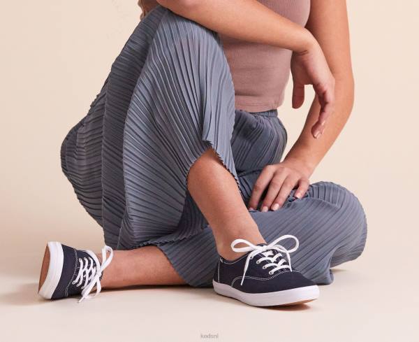 schoenen Keds kampioen prestatie. sneaker van biologisch katoen diepe marine vrouwen 86BZ110
