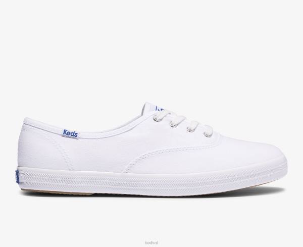 schoenen Keds kampioen prestatie. sneaker van biologisch katoen wit vrouwen 86BZ108