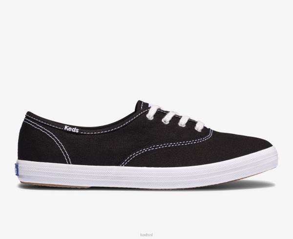 schoenen Keds kampioen prestatie. sneaker van biologisch katoen zwart vrouwen 86BZ109