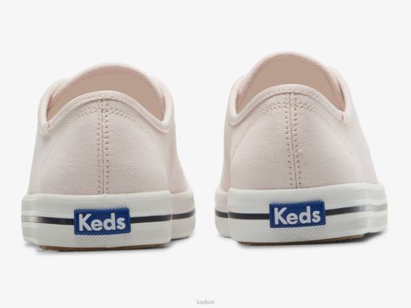 schoenen Keds kickstart canvas sneaker lichtroze vrouwen 86BZ202