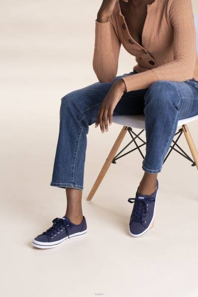 schoenen Keds kickstart-sneaker marine vrouwen 86BZ123
