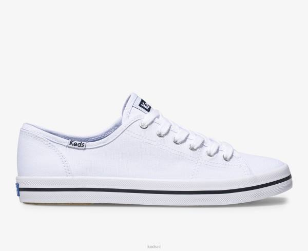 schoenen Keds kickstart-sneaker wit vrouwen 86BZ122