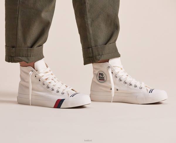 schoenen Keds koninklijke hoge sneaker wit uniseks 86BZ140