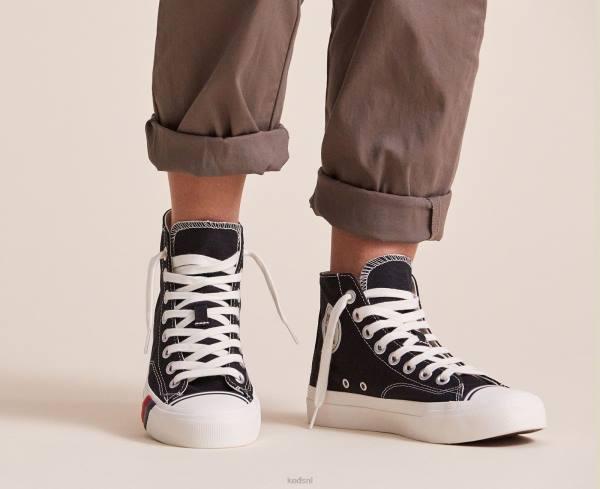 schoenen Keds koninklijke hoge sneaker zwart uniseks 86BZ141