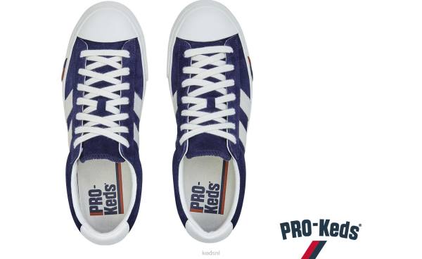 schoenen Keds koninklijke plus suède sneaker marine uniseks 86BZ139