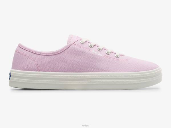 schoenen Keds luchtige canvas sneaker lila vrouwen 86BZ199