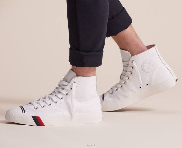 schoenen Keds royal hi leren sneaker wit uniseks 86BZ143