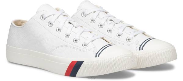 schoenen Keds royal lo klassieke leren sneaker wit uniseks 86BZ136