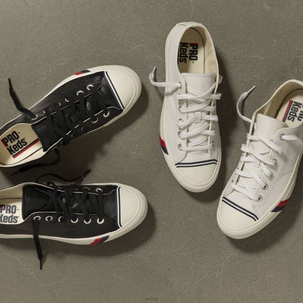 schoenen Keds royal lo klassieke leren sneaker wit uniseks 86BZ136