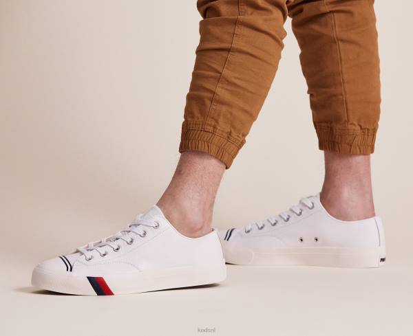 schoenen Keds royal lo klassieke leren sneaker wit uniseks 86BZ136