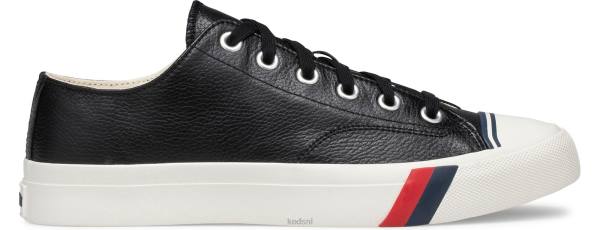 schoenen Keds royal lo klassieke leren sneaker zwart uniseks 86BZ135