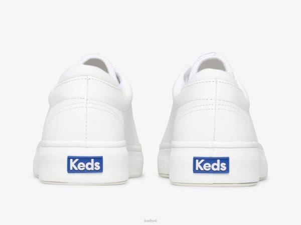schoenen Keds steegje leren sneaker wit vrouwen 86BZ127