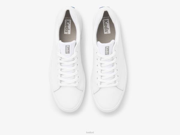 schoenen Keds steegje leren sneaker wit vrouwen 86BZ127
