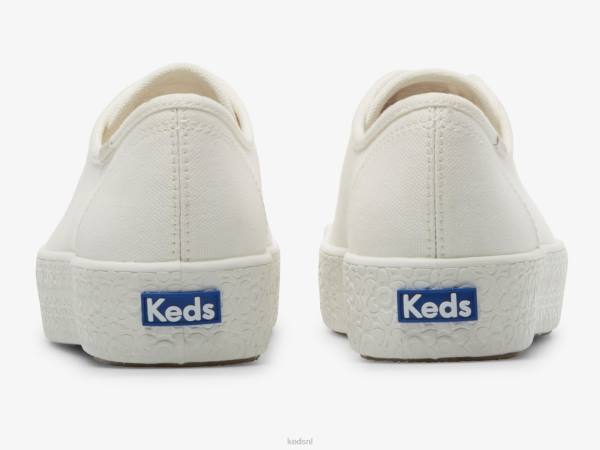 schoenen Keds triple kick canvas reliëf sneaker met foxing Sneeuwwitje vrouwen 86BZ171