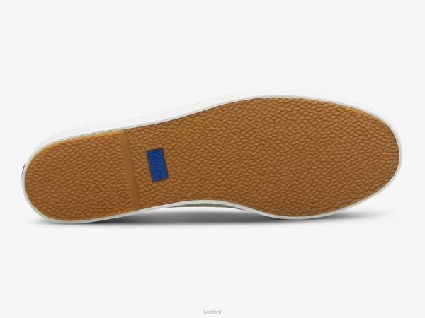 schoenen Keds triple up metallic geweven sneaker natuurlijk goud vrouwen 86BZ189