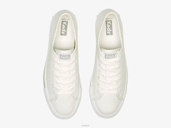 schoenen Keds triple up patchwork foxing sneaker wit vrouwen 86BZ191