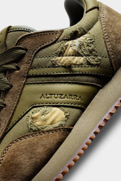 schoenen Keds x Altuzarra renaissance sneaker leger groen vrouwen 86BZ116